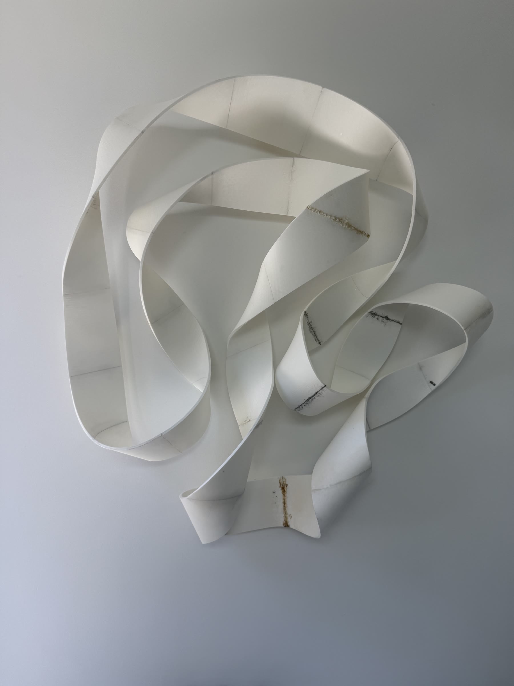 Ribbon Wall Art Project detail