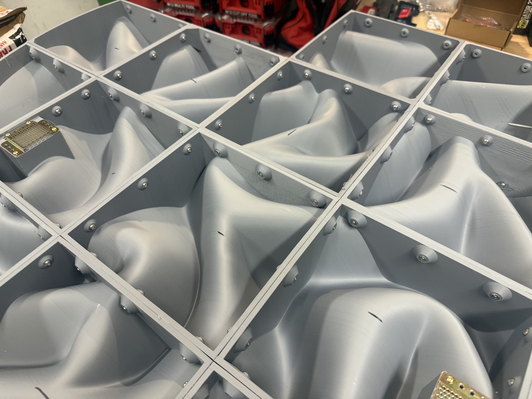 Waves Wall Art Project detail