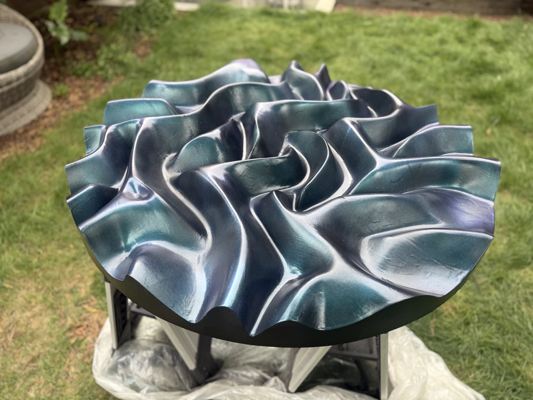 Waves Wall Art Project detail