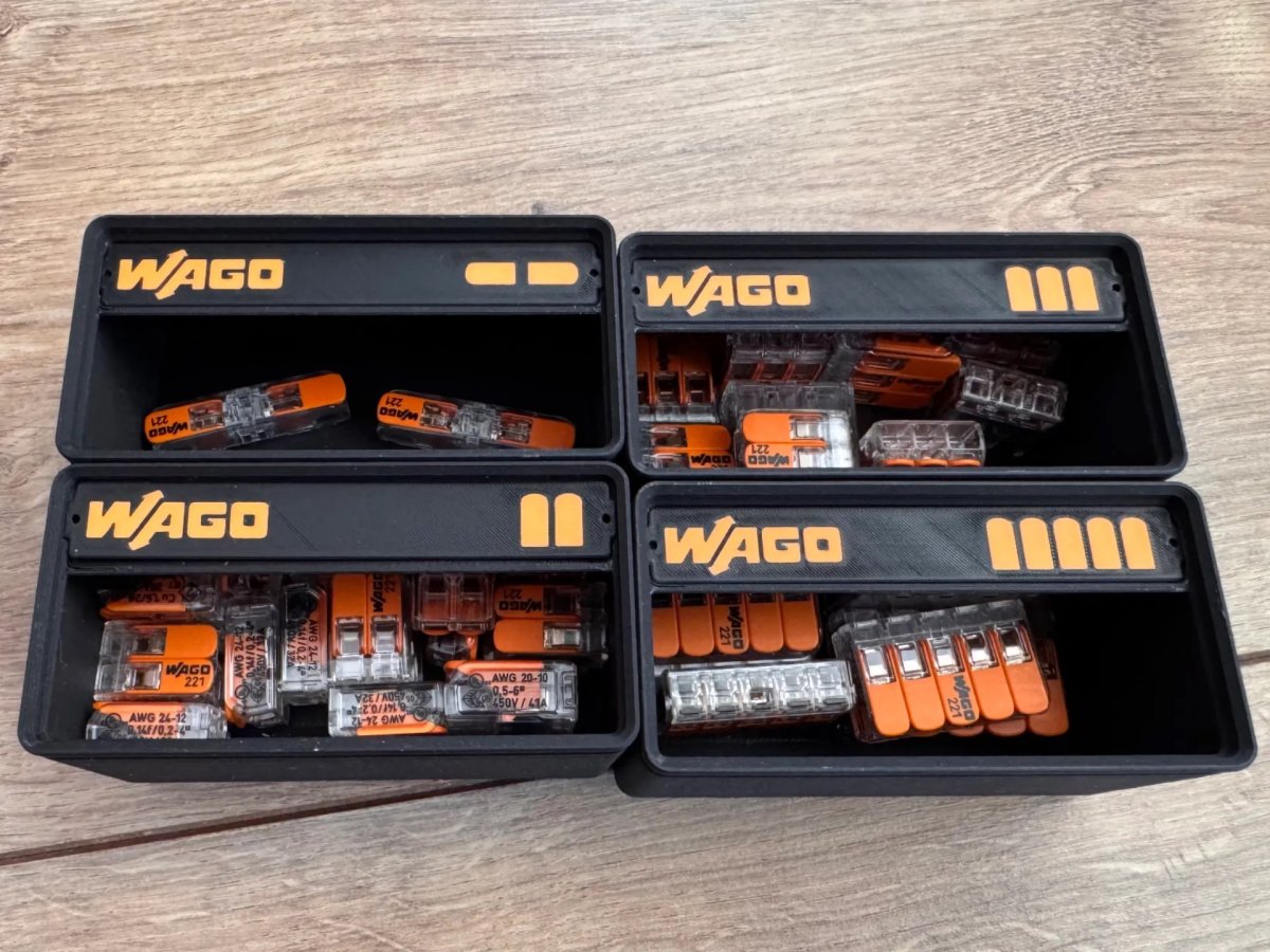 Gridfinity WAGO Storage Bins